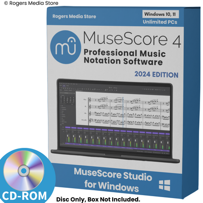MuseScore 2024 Music Score Writing Notation Composition Software for Windows