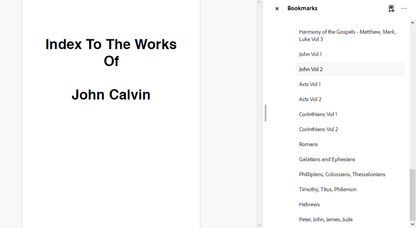 The Works of John Calvin - Bible Commentary Library (PDF E-Book Set)