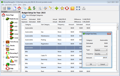 Money Manager EX Personal Finance Software for Mac - Budgets, Reports, Import QIF