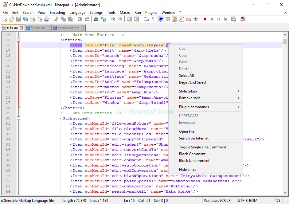 Notepad++ Text & Source Code Editor for Windows (HTML, CSS, Python, JavaScript, C++, & more)
