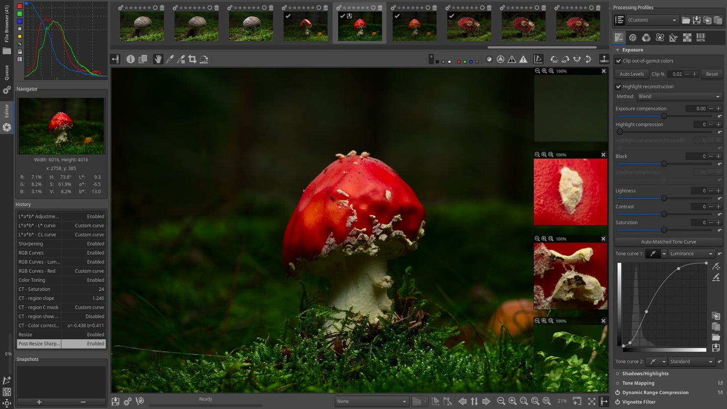 Raw Therapee Photo Editing Software, RAW Image Editor for Windows on CD-ROM