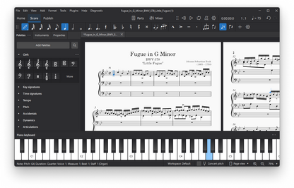 MuseScore 2024 Music Score Writing Notation Composition Software for Windows