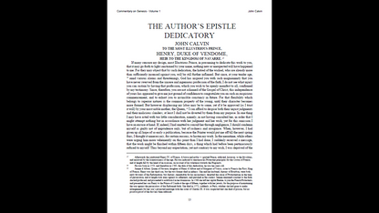 The Works of John Calvin - Bible Commentary Library (PDF E-Book Set)