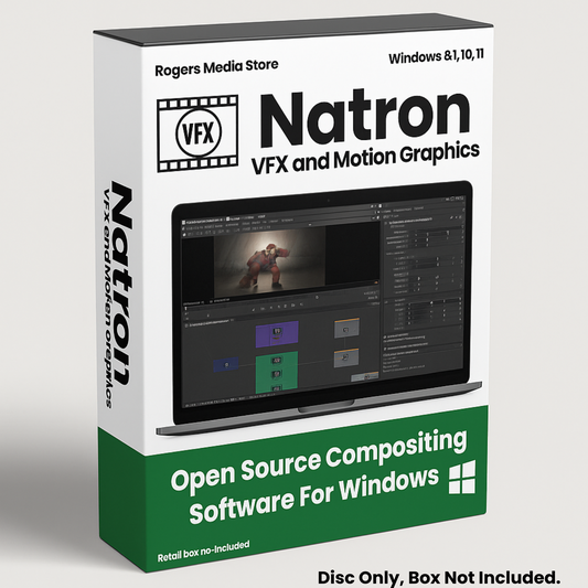 Natron Video Editing and Compositing VFX Software for Windows on CD