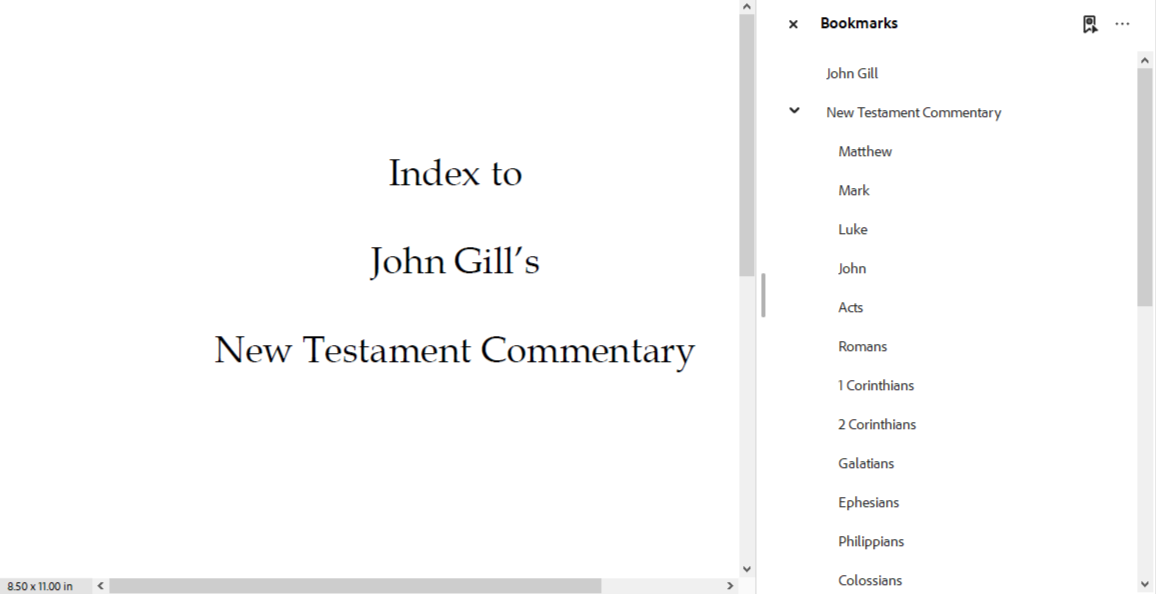 John Gill's Exposition on the Entire Bible - All 66 Volumes (PDF E-Books)