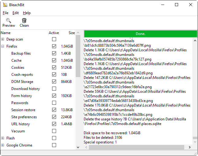 BleachBit PRO System Cleaner and Optimization Software Tool for Windows