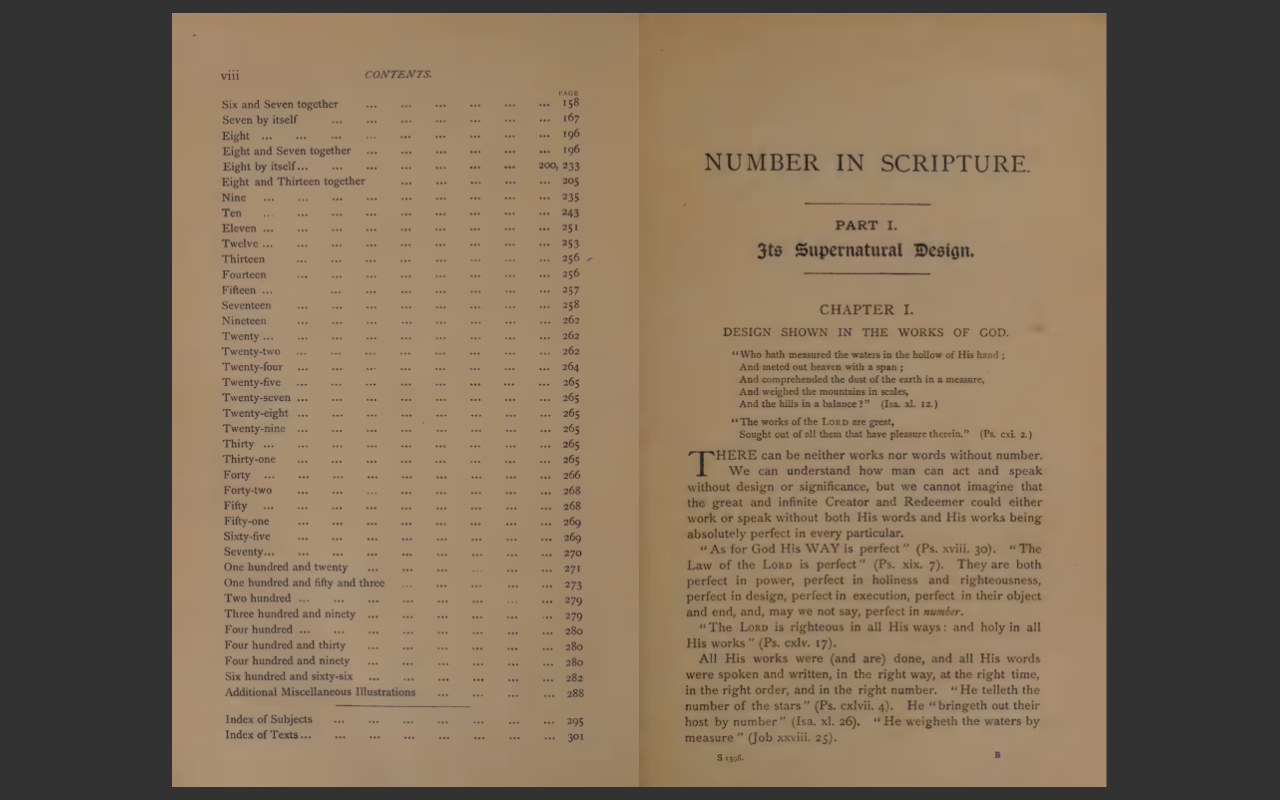 Number in Scripture by EW Bullinger - Christian Bible Study Theology ebook on CD