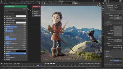 Blender 2023 - PRO 3D Graphic Design - Animation & Video Game Creation Software