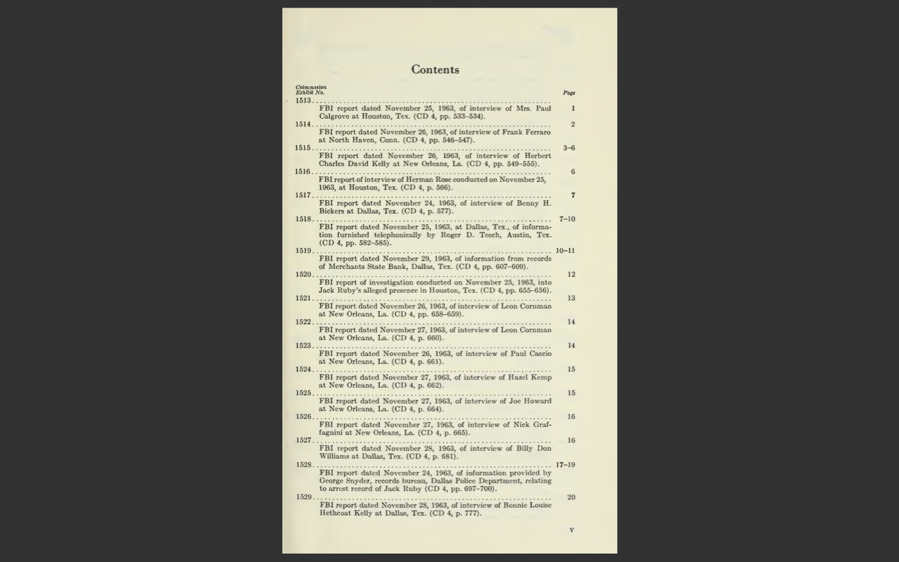 The Full Warren Commission Report-Complete 26 Volumes John F Kennedy JFK Doc DVD