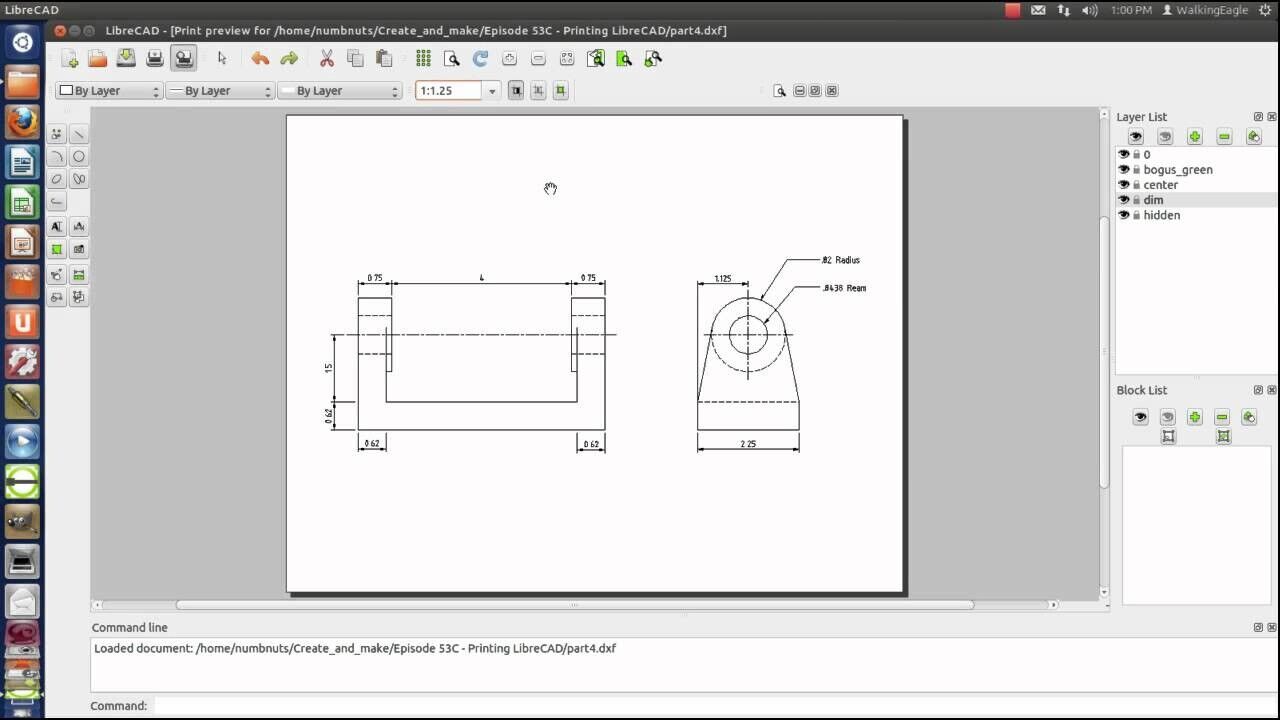 Libre Cad - 2D CAD Computer Aided Design Full Software for Windows & MAC on USB