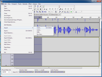 Audacity Professional Audio Music Editing & Recording Software - Windows MAC on CD
