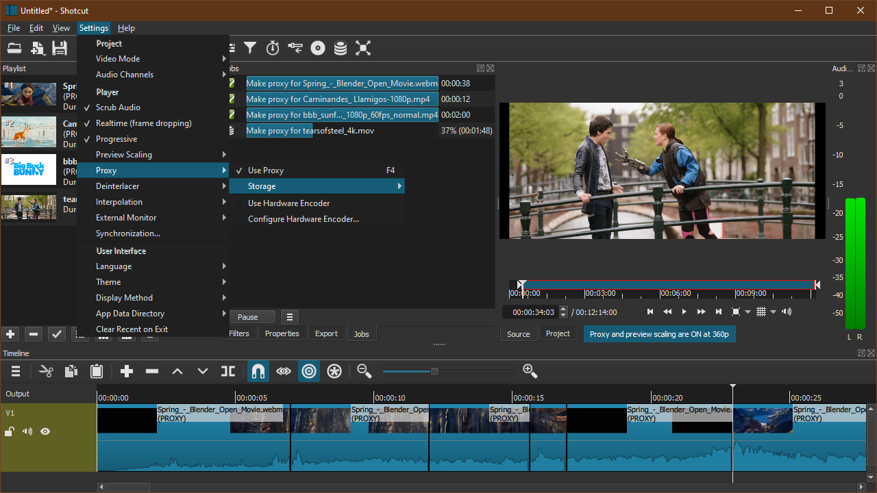 Shotcut Professional HD Video Editing Software Suite- 4K Movie for Windows - USB