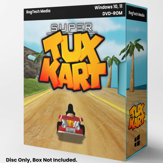Super Tux Kart | Racing Game for Windows PC | DVD-ROM | FREE SHIPPING