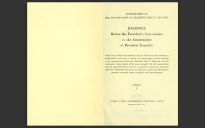 The Full Warren Commission Report-Complete 26 Volumes John F Kennedy JFK Doc USB