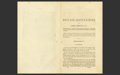 The Works of James Arminius, 1853 Edition, 3 VOLUME E-Book Set