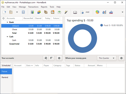 HomeBank Personal Finance software for Accounting, Budgeting, Expense Tracking +