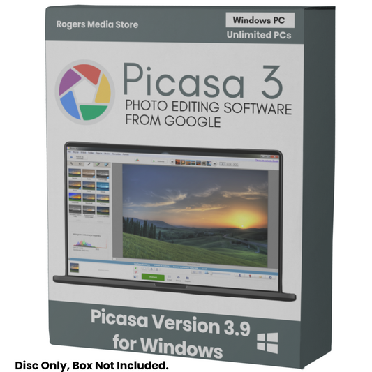 Picasa 3.9 Photo Editing & Management Software for Windows Picture Album Manager