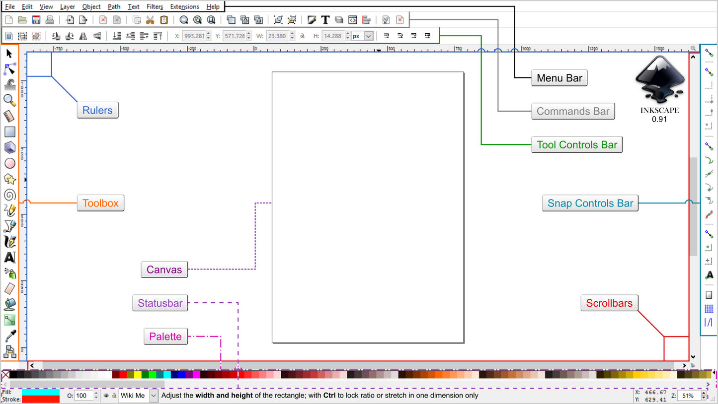 Inkscape Pro Illustrator Vector Graphic Design Image Drawing Software Program on USB
