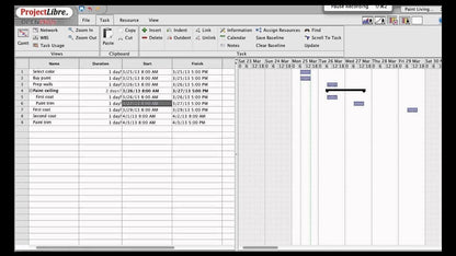 ProjectLibre - Project Management Software - Gantt Charts, Task Tracking, Project Timelines -CD