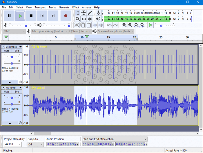 Audacity Professional 2023 Audio & Music Editing Recording Software for Windows