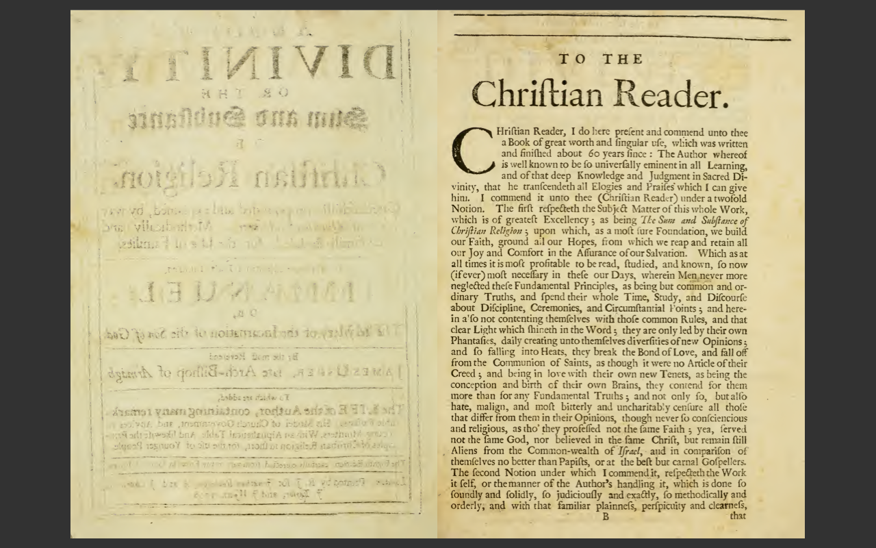 A Body of Divinity by James Ussher, (1702, 8th Edition) - PDF E-Book