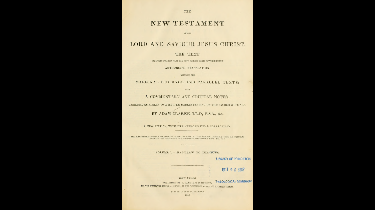 Adam Clarke's Commentary on the Whole Bible - 6 Volumes (PDF E-Book)