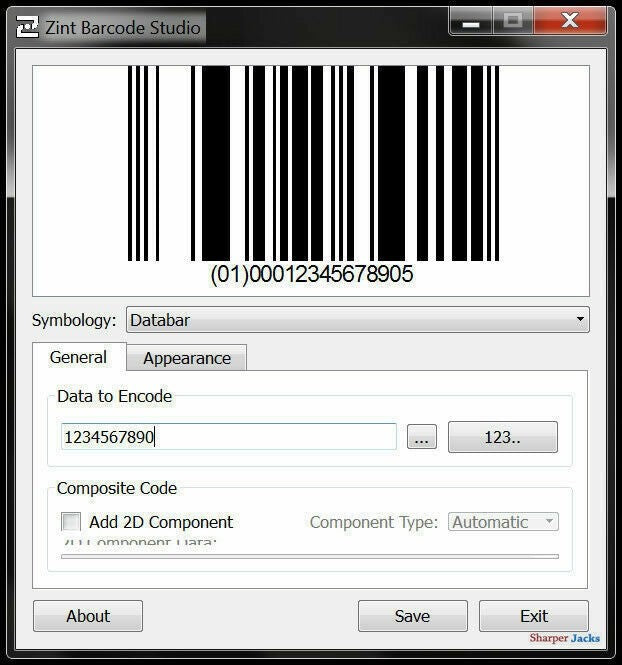 Zint Barcode Generator - UPC QR Code Creator Software - 50+ Formats - Windows CD