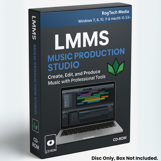 LMMS Pro Music Production - Multi Track Audio Editing & Mixing DAW Software