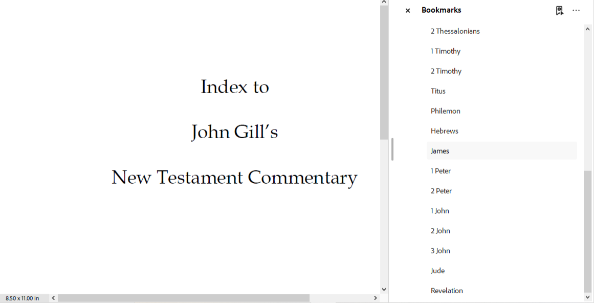 John Gill's Exposition on the Entire Bible - All 66 Volumes (PDF E-Books)