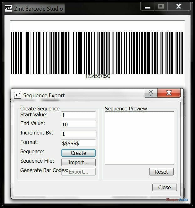 Zint Barcode Generator - UPC QR Code Creator Software - 50+ Formats - Windows CD
