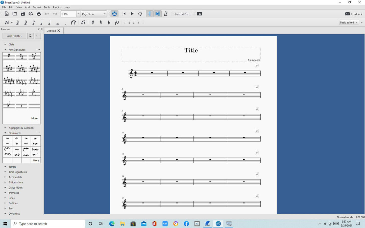 MuseScore 2024 Music Score Writing Notation Composition Software for Windows
