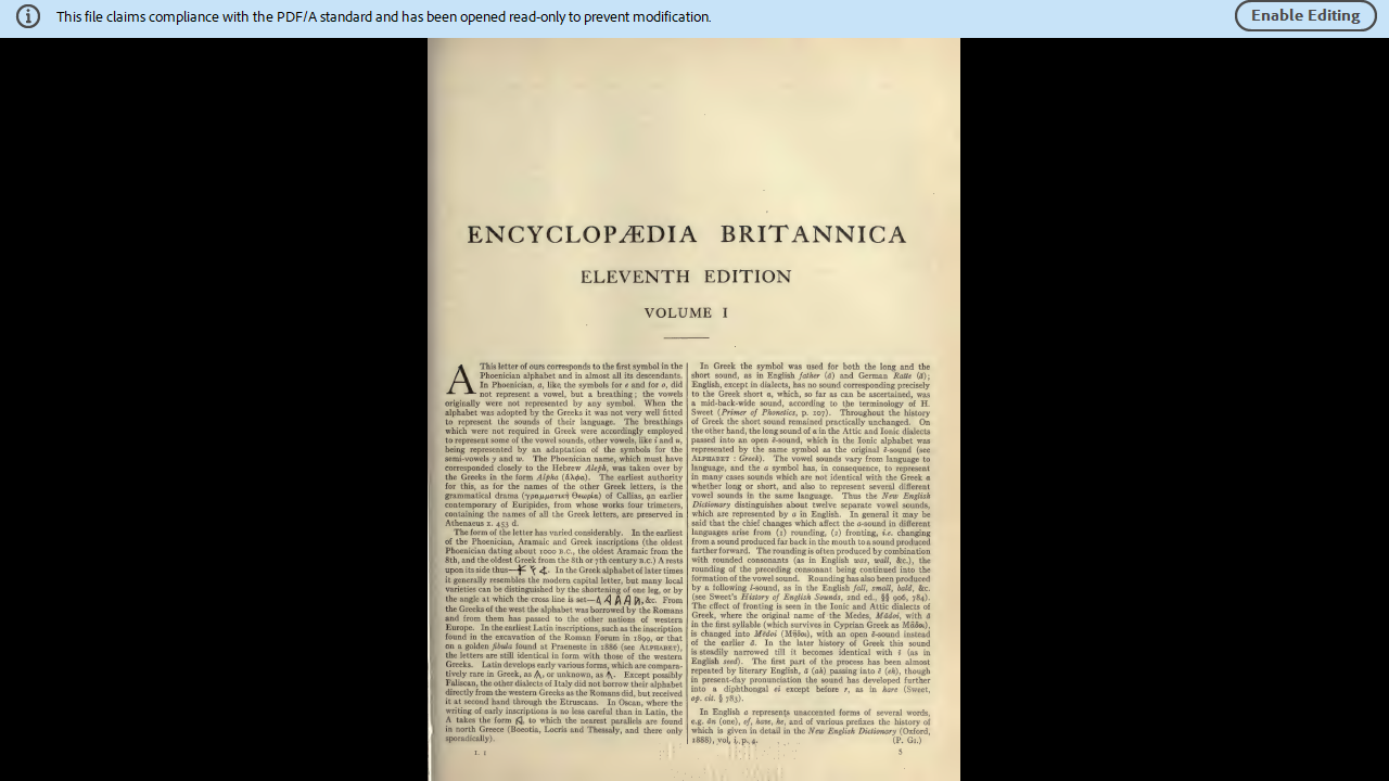 Encyclopedia Britannica 11th & 12th Edition - 32 Volume PDF E-Book set