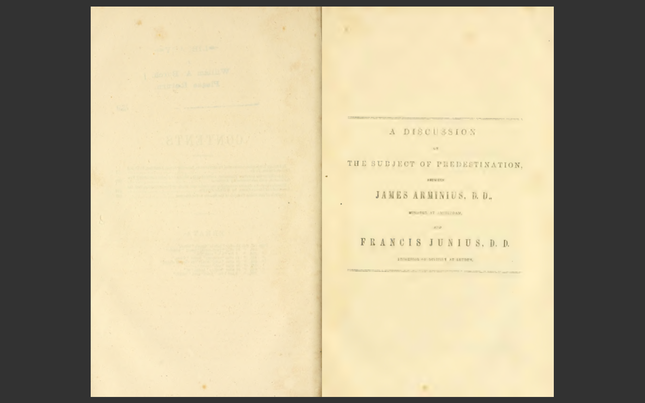 The Works of James Arminius, 1853 Edition, 3 VOLUME E-Book Set