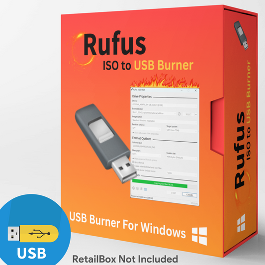 USB ISO Burning Software  | RUFUS ISO to USB Burner | DVD COPY | on USB Flash Dr