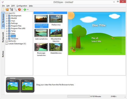 DVDStyler - DVD Creator, Authoring & Burning Software for Windows