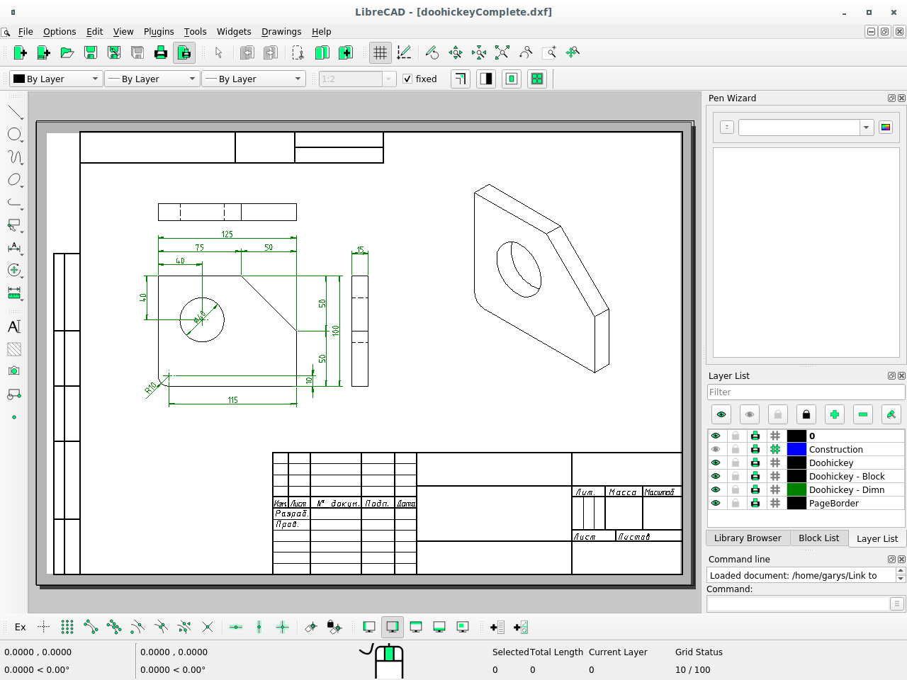 Libre Cad for Windows - 2D CAD Computer Aided Design Full Software Package on USB