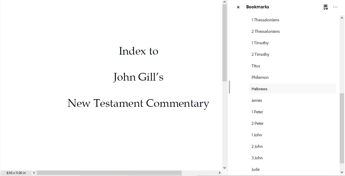 John Gill's Exposition on the Entire Bible - All 66 Volumes (PDF E-Books)