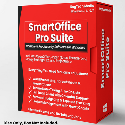 Smart Office Pro Suite for Windows - Home Student Business Productivity Software DVD