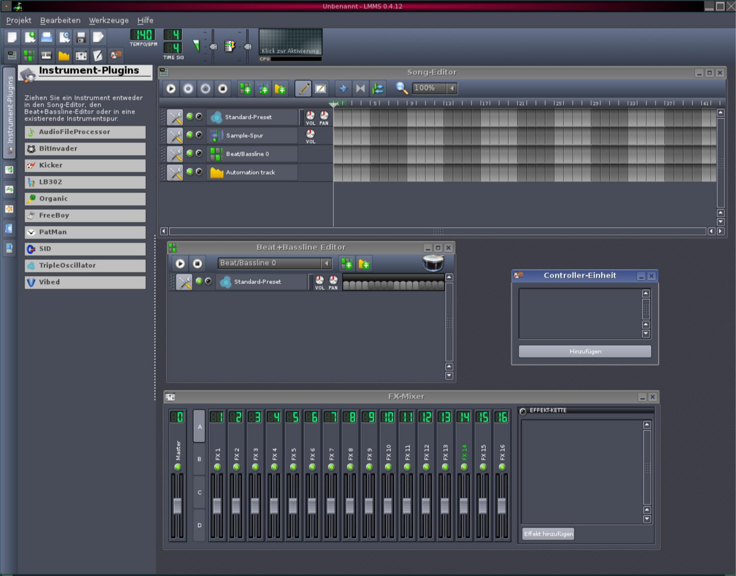 LMMS Pro Music Production - Multi Track Audio Editing & Mixing DAW Software on CD-ROM