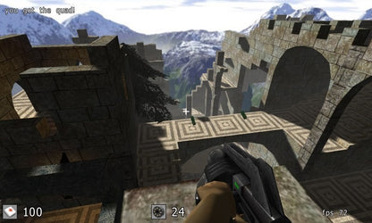 Cube 2: Sauerbraten | First Person Shooter Game | Windows | Free Shipping | DVD