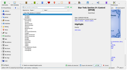 Calibre E-Book Manager & E-Reader Software for MAC - CD-ROM (PDF EPUB & More)
