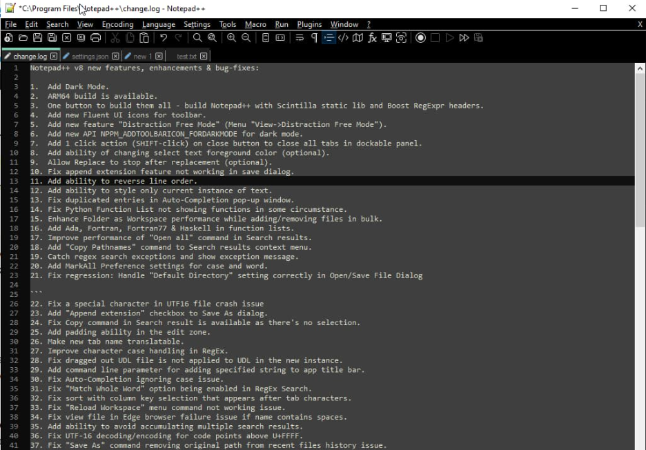 Notepad++ Text & Source Code Editor for Windows (HTML, CSS, Python, JavaScript, C++, & more)