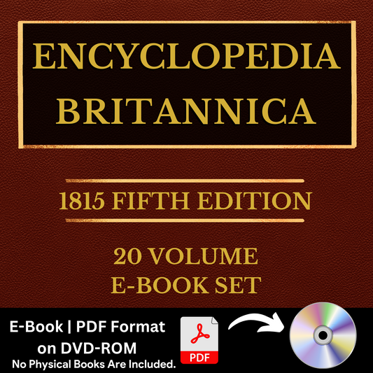 ENCYCLOPEDIA BRITANNICA, 1815 FIFTH 5th EDITION (ALL 20 Volumes) E-Book