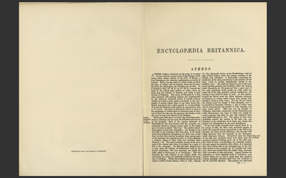 ENCYCLOPEDIA BRITANNICA, 9th Edition from 1875, 25 volume set of e-books on USB