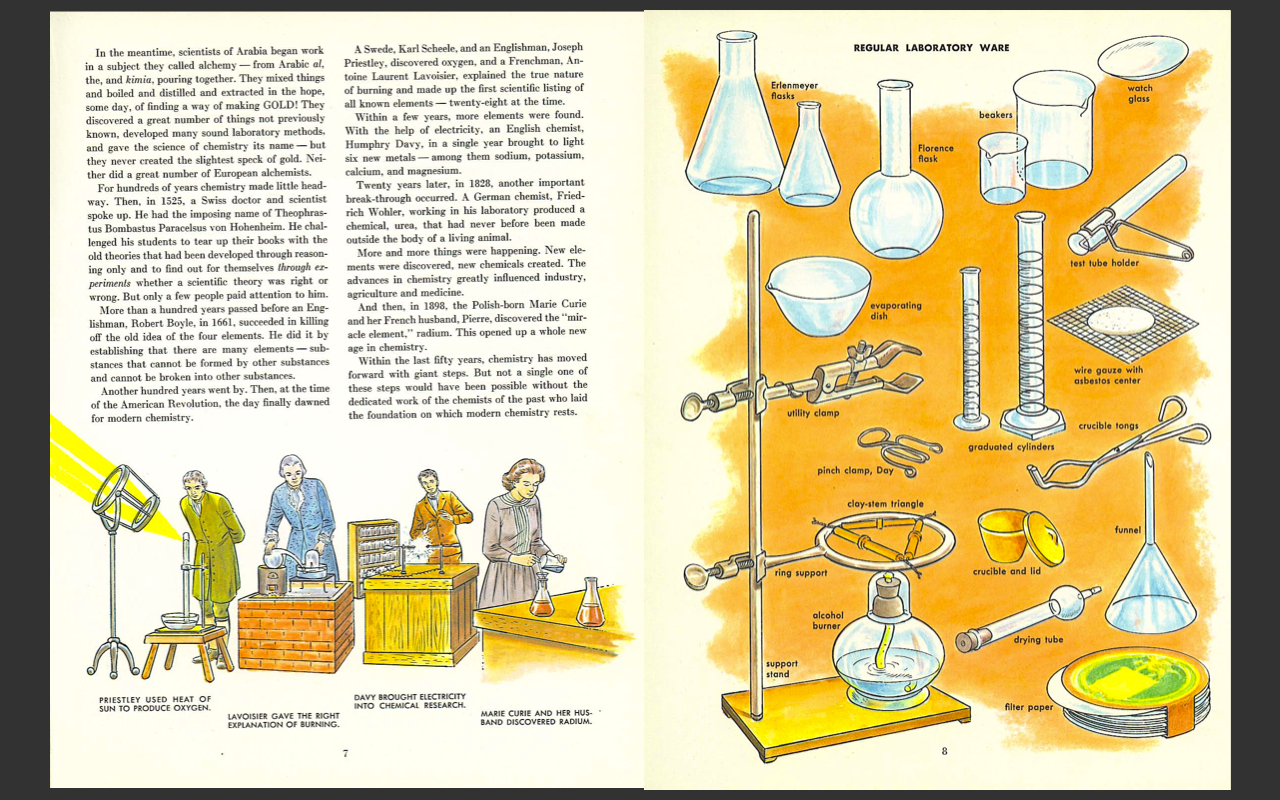 Golden Book Chemistry Experiments - Vintage Manual "Banned Science Textbook" (E-Book) on USB