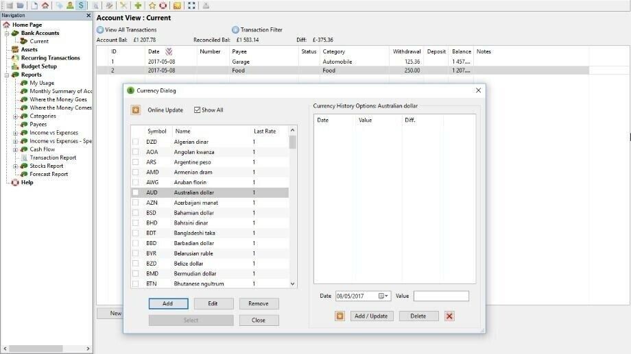 Money Manager EX Personal Finance Software for Windows - Budgeting, Reports, Import QIF on CD