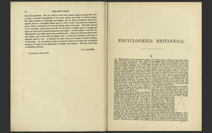 ENCYCLOPEDIA BRITANNICA, 9th Edition from 1875, 25 volume set of e-books on USB