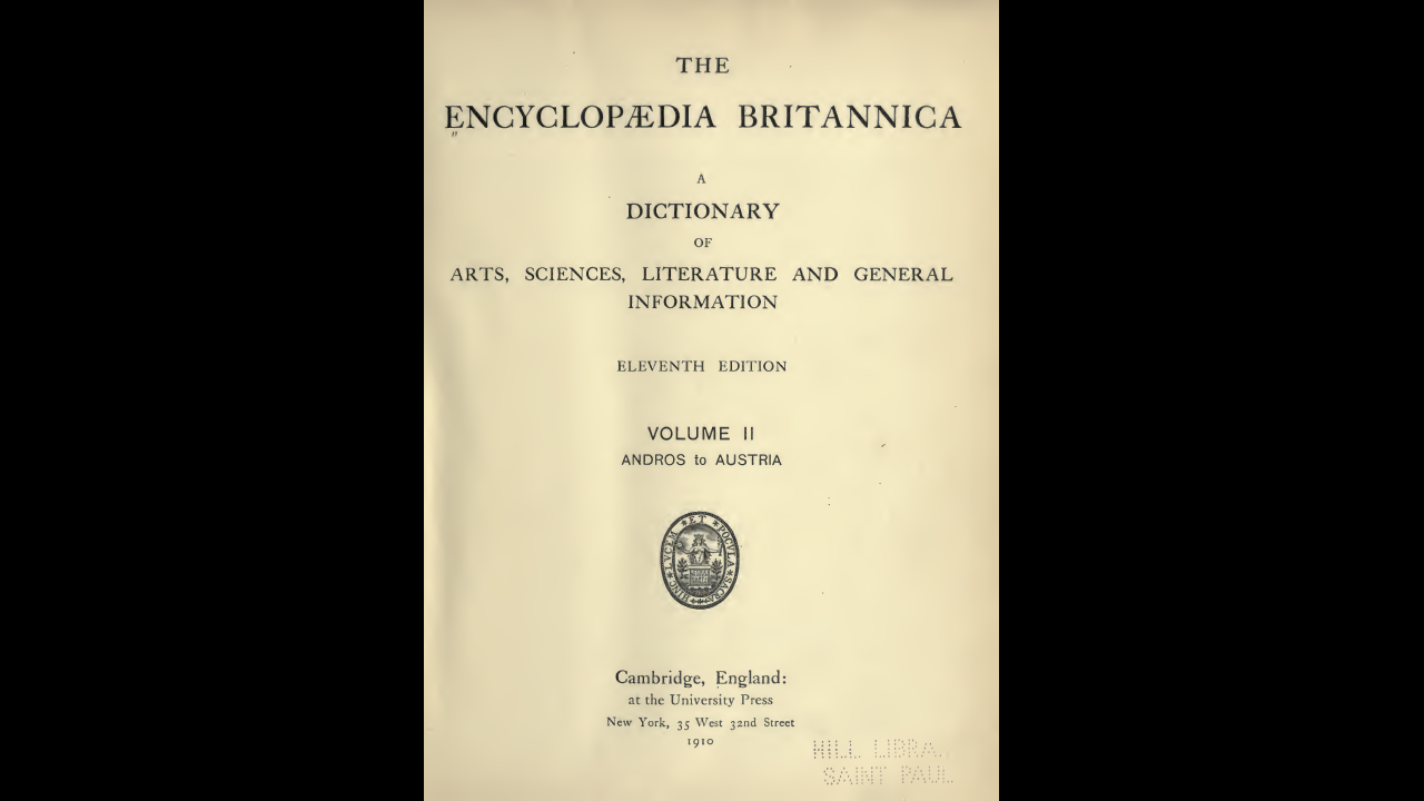 Encyclopedia Britannica 11th & 12th Edition - 32 Volume PDF E-Book set