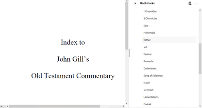 John Gill's Exposition on the Entire Bible - All 66 Volumes (PDF E-Books)