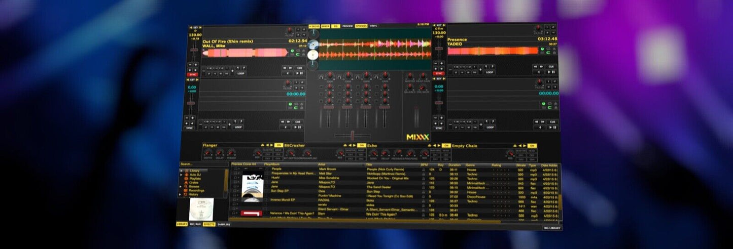 Mixxx PRO 2024 DJ Mixing Software | Controller Support | Record - Broadcast | on CD-ROM